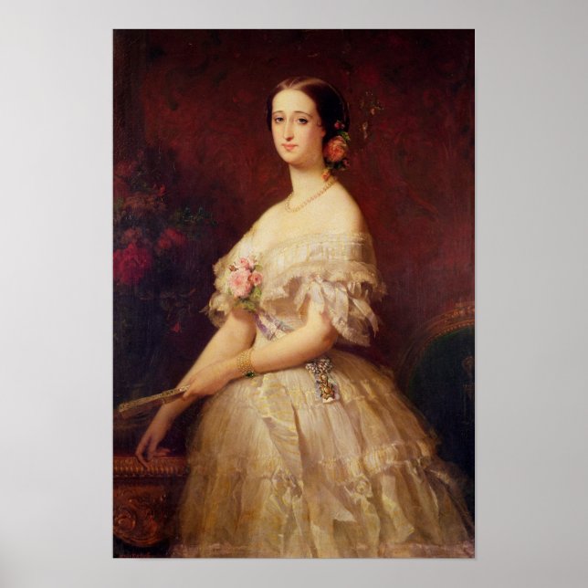 Porträtt i Empress Eugenie 1854 Poster (Framsidan)