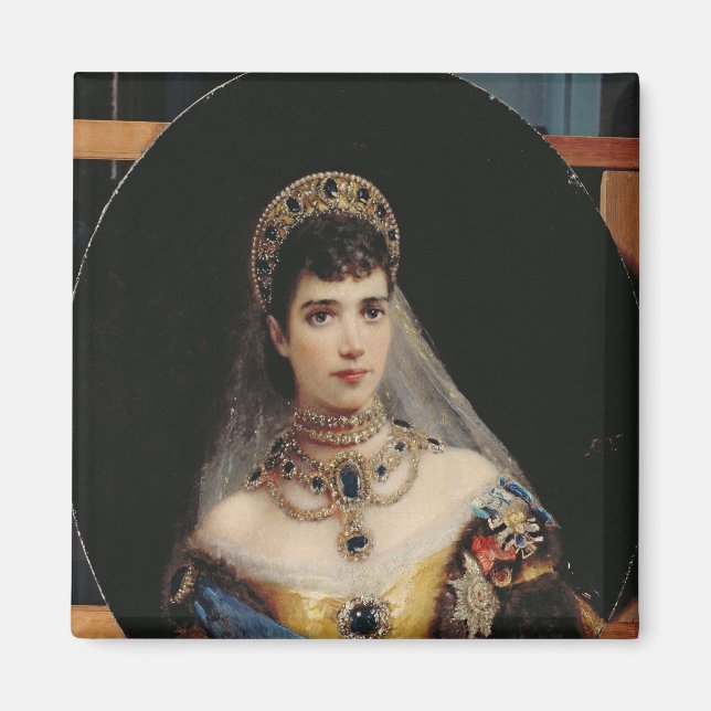 Porträtt i Empress Maria Fyodorovna Magnet (Framsidan)
