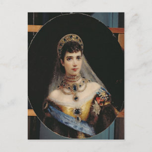 Porträtt i Empress Maria Fyodorovna Vykort