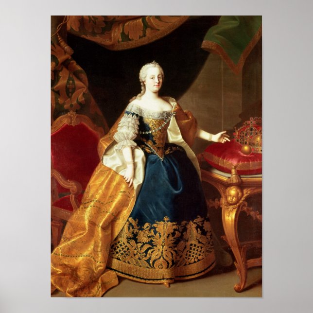 Porträtt i Empress Maria Theresa Poster (Framsidan)