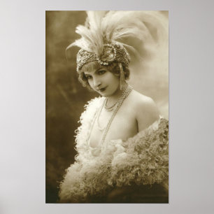 Porträtt i en dansare Poster