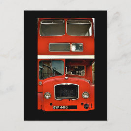 Porträtt i en Dubbla Decker [vykort] Vykort