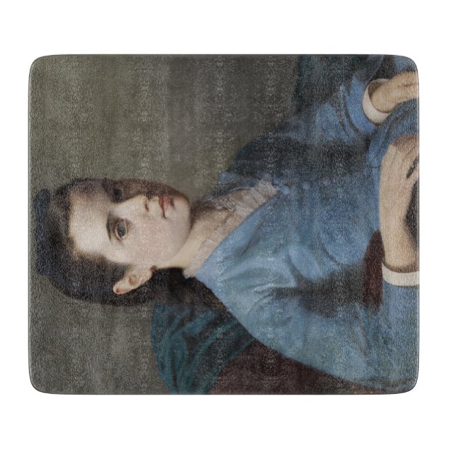 Porträtt i en Elegant Girl (av Leloir) (Framsidan)