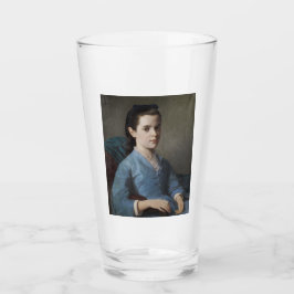 Porträtt i en Elegant Girl (av Leloir) Glaskopp