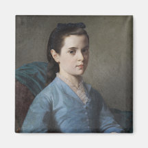 Porträtt i en Elegant Girl (av Leloir)