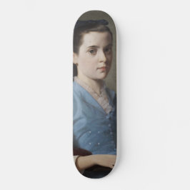 Porträtt i en Elegant Girl (av Leloir) Mini Skateboard Bräda 18,5 Cm