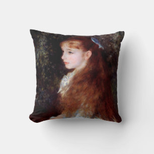 Porträtt i en flicka med blått band, Renoir Kudde