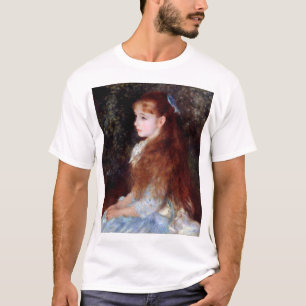 Porträtt i en flicka med blått band, Renoir T Shirt