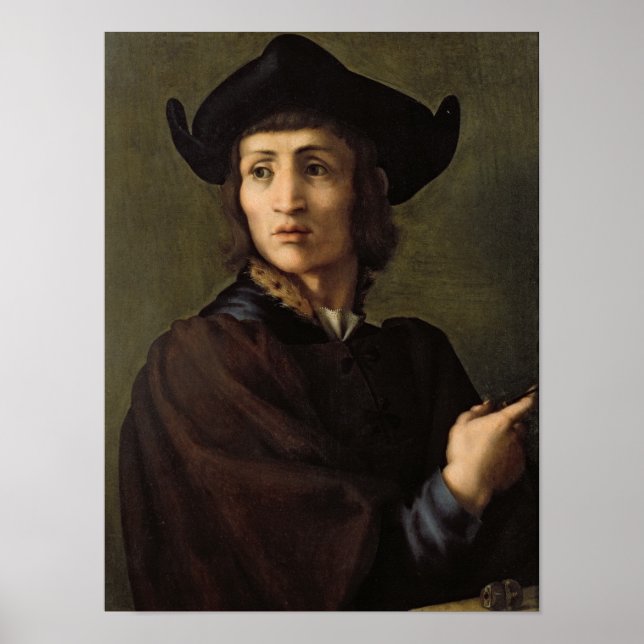 Porträtt i en Goldsmith Poster (Framsidan)