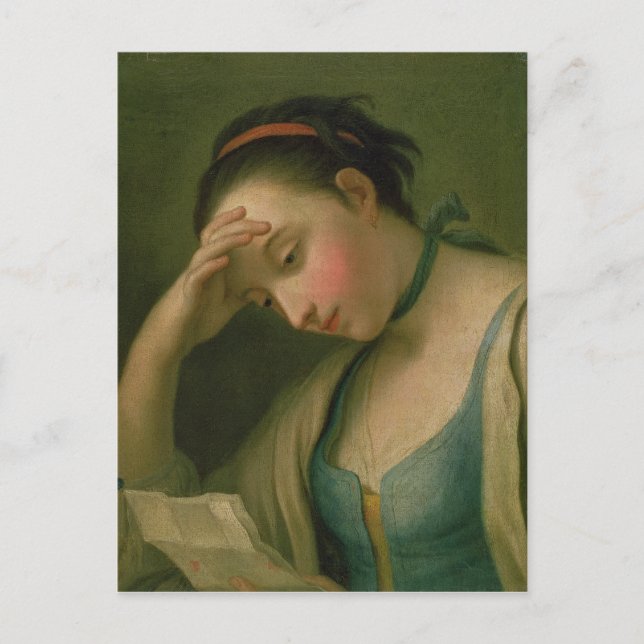 Porträtt i en kvinna 2 vykort (Framsida)