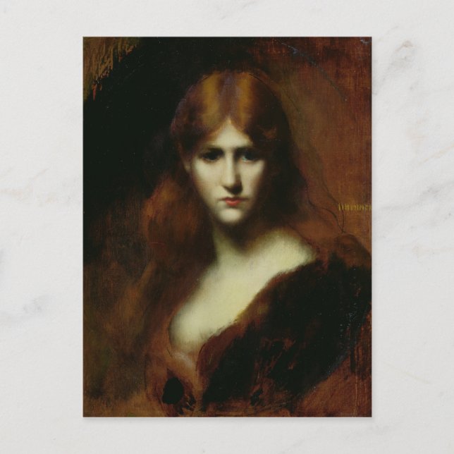 Porträtt i en kvinna 2 vykort (Framsida)