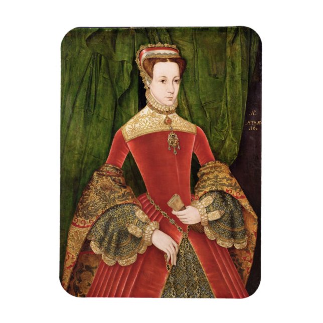 Porträtt i en kvinna, åldras 16, tidigare identifi magnet (Vertikal)