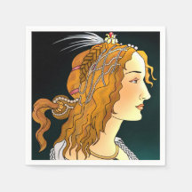 Porträtt i en kvinna