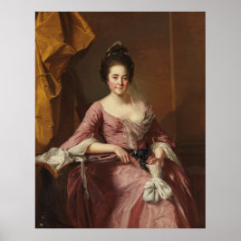 Porträtt i en kvinna poster