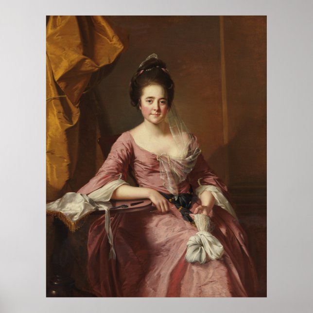 Porträtt i en kvinna poster (Framsidan)