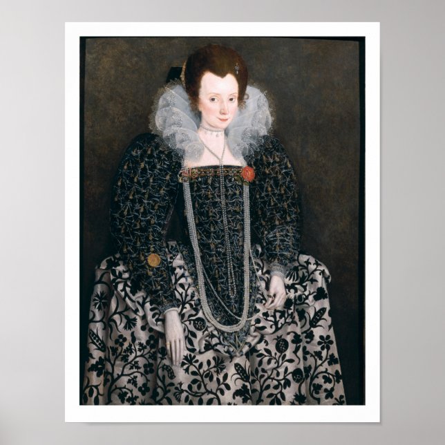 Porträtt i en kvinna, traditionellt identifierad s poster (Framsidan)