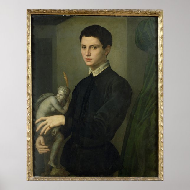 Porträtt i en skulptor poster (Framsidan)