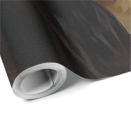 Porträtt i en spanjor i Kung Charles Cavalier Presentpapper