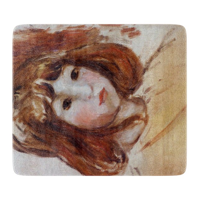 Porträtt i en ung flicka (av Berthe Morisot) (Framsidan)