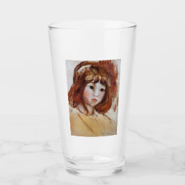 Porträtt i en ung flicka (av Berthe Morisot) Glaskopp