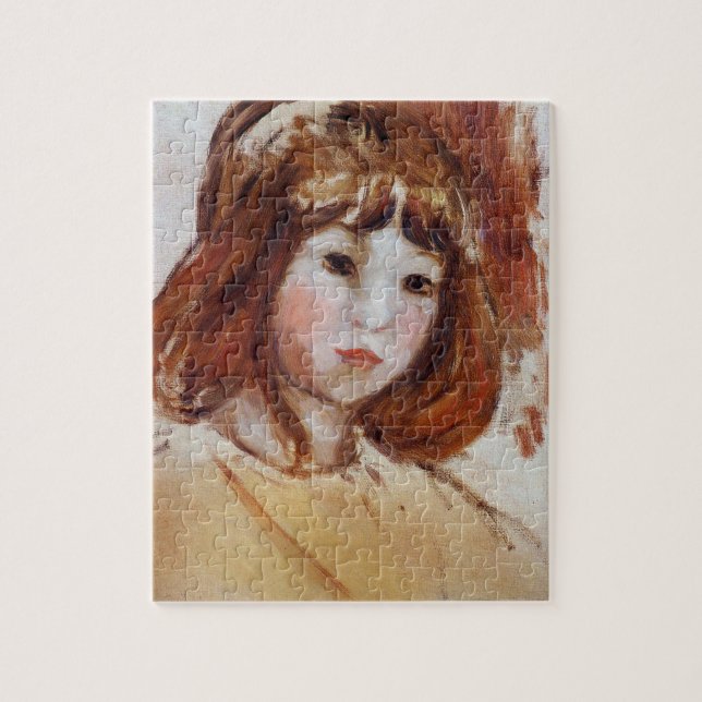 Porträtt i en ung flicka (av Berthe Morisot) Pussel (Vertikal)