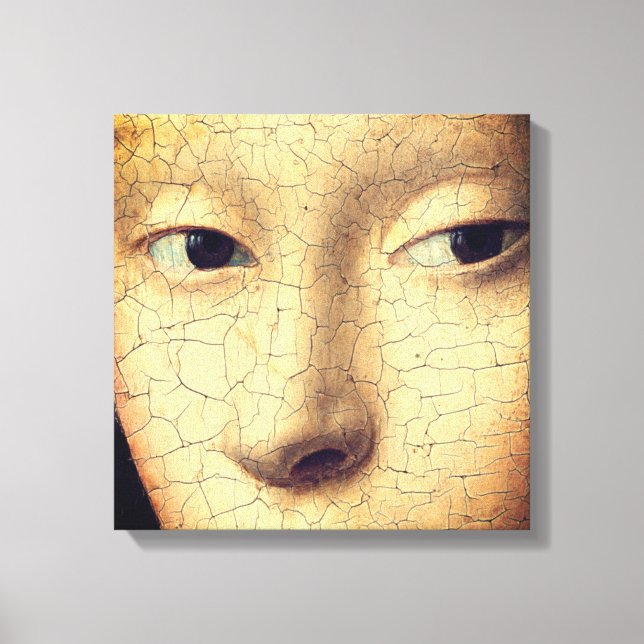 Porträtt i en ung flicka (detaljer) canvastryck (Framsida)