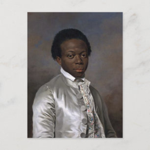 Porträtt i en Ungdom i en broderad av Lemoine Vykort