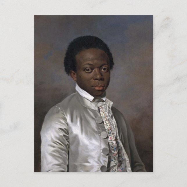 Porträtt i en Ungdom i en broderad av Lemoine Vykort (Framsida)