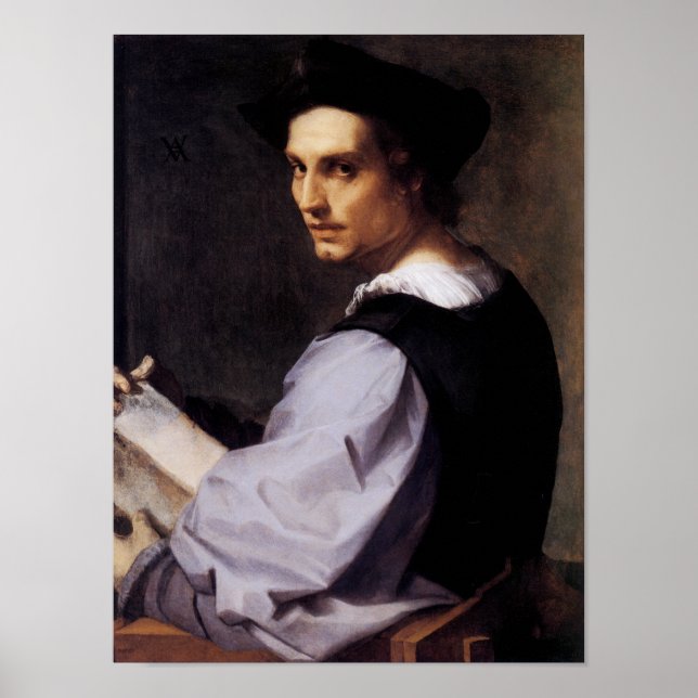 Porträtt i en Young Man Poster (Framsidan)