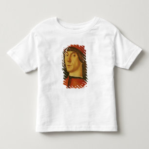 Porträtt i en Young Man Tee Shirt