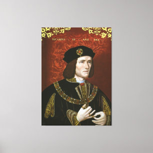 Porträtt i Engelska Kung Richard III Canvastryck