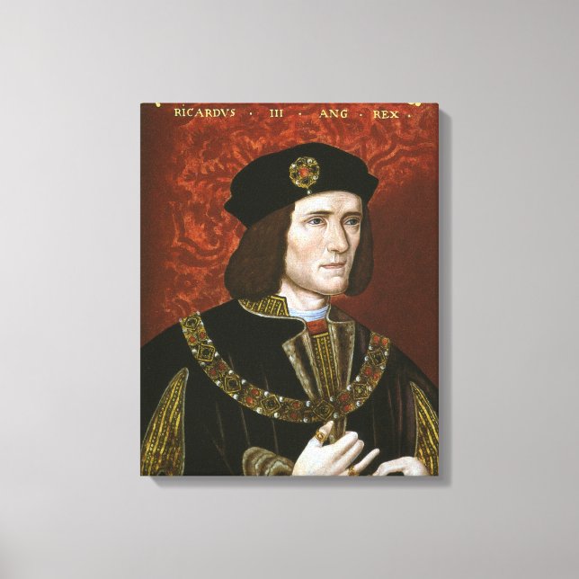 Porträtt i Engelska Kung Richard III Canvastryck (Framsida)