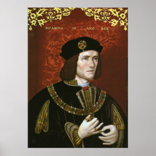 Porträtt i Engelska Kung Richard III Poster