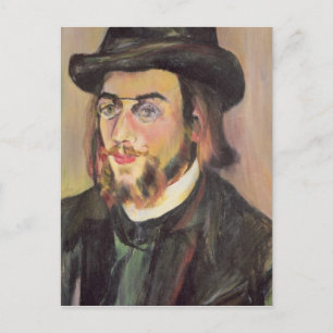 Porträtt i Erik Satie c.1892 Vykort
