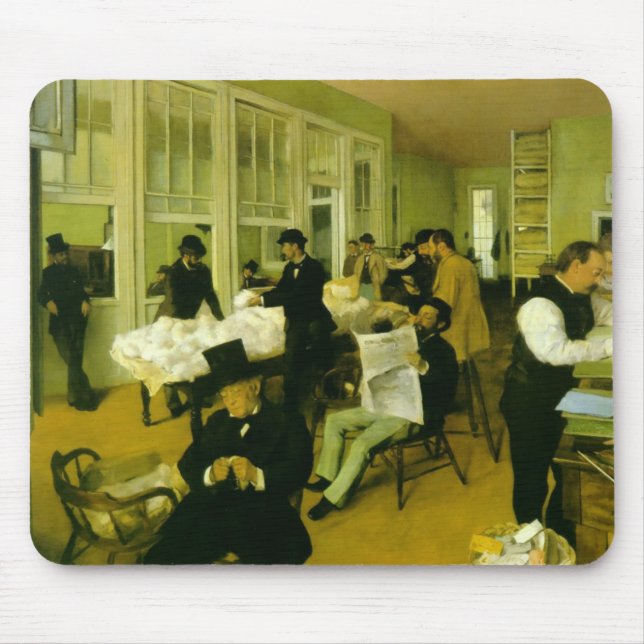 Porträtt i ett New Orleans bomullskontor Musmatta (Framsidan)