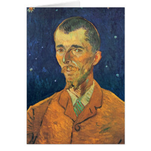 Porträtt i Eugene Boch av Vincent van Gogh Hälsningskort