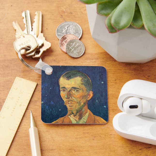 Porträtt i Eugene Boch av Vincent van Gogh Nyckelring (Skrivbord)