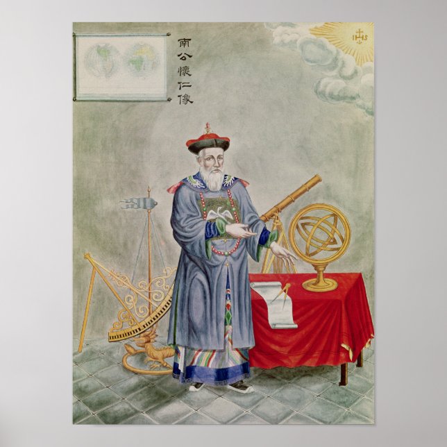 Porträtt i Far Ferdinand Verbiest Poster (Framsidan)