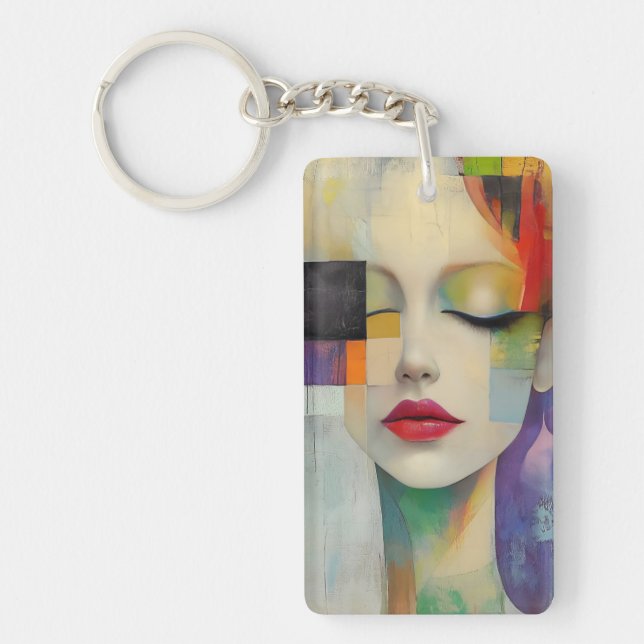 Porträtt i Färg-blocket Surrealism (Framsidan)