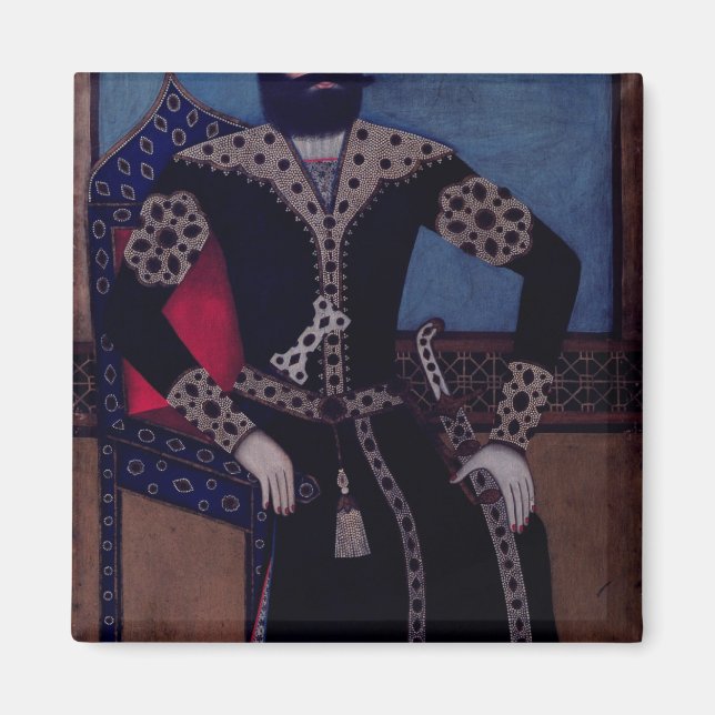 Porträtt i Fath-Ali, Shah of Iran , Magnet (Framsidan)