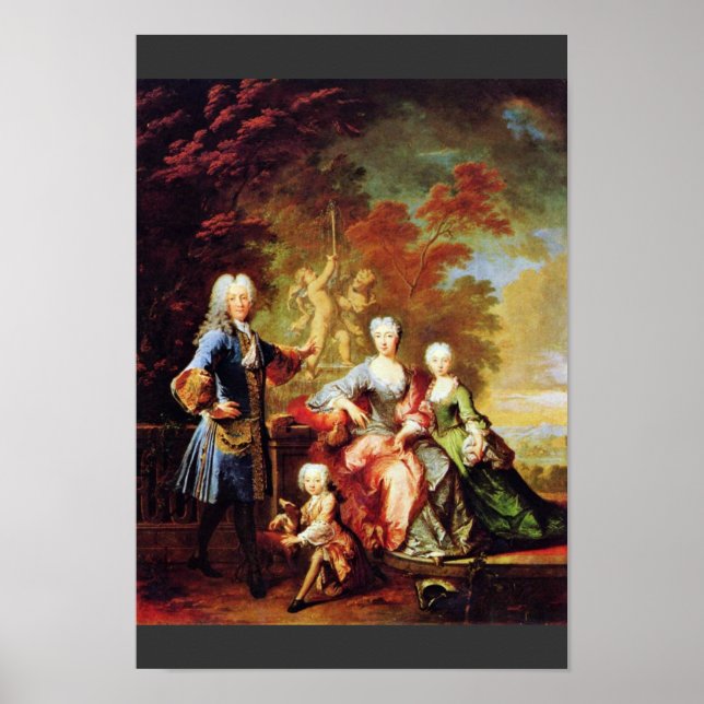 Porträtt i Ferdinand Adolf Graf Von Plettenberg Poster (Framsidan)