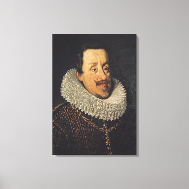 Porträtt i Ferdinand II i Habsbourg, 1622-37 Canvastryck (Framsida)