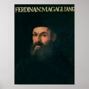 Porträtt i Ferdinand Magellan Poster