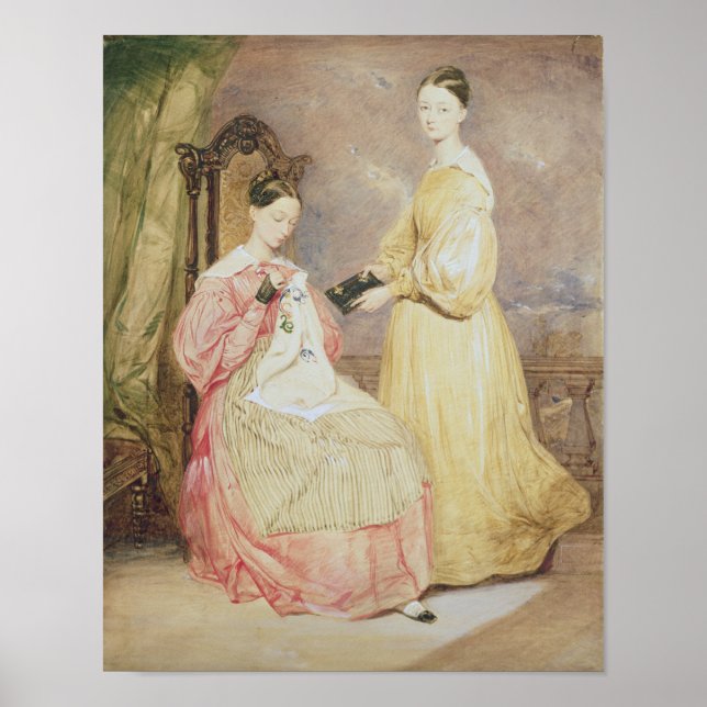Porträtt i Florence Nightingale och henne Poster (Framsidan)