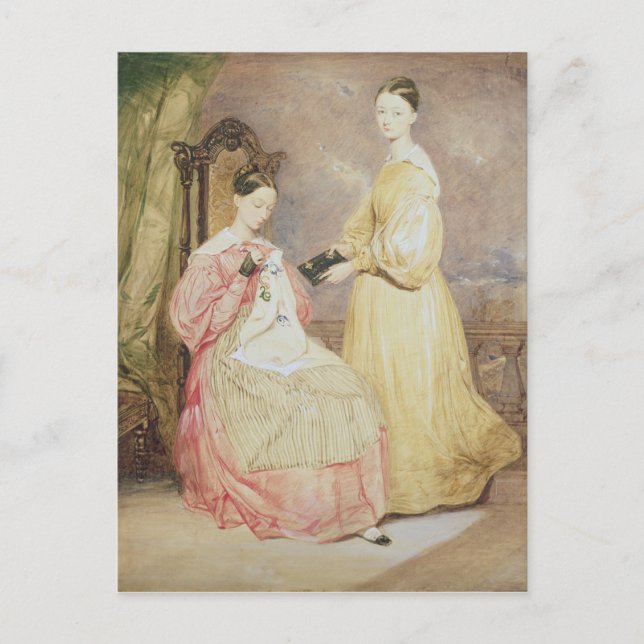 Porträtt i Florence Nightingale och henne Vykort (Framsida)