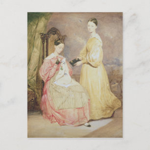 Porträtt i Florence Nightingale och henne Vykort