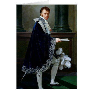 Porträtt i Francois-Nicolas Mollien 1806 Hälsningskort