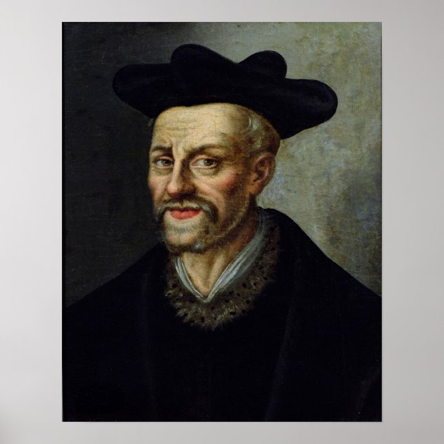 Porträtt i Francois Rabelais Poster (Framsidan)