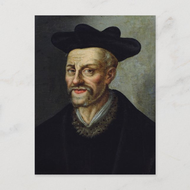 Porträtt i Francois Rabelais Vykort (Framsida)