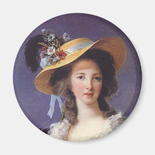 Porträtt i Fransk Aristoat Magnet